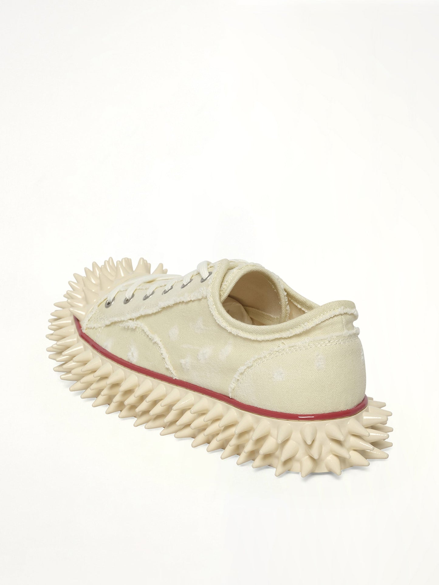 DOUBLET Spiky Canvas Sneaker (Ivory)