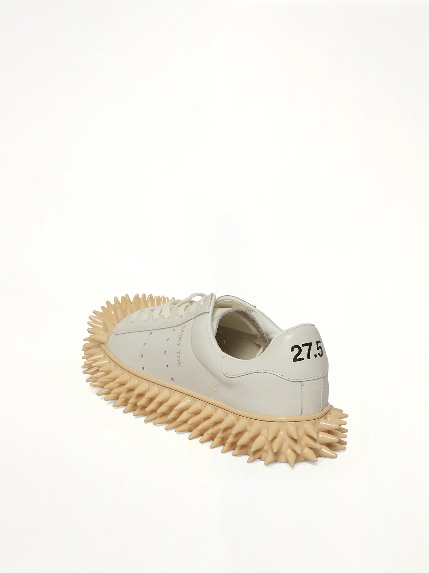 DOUBLET Spiky Leather Sneaker (White)