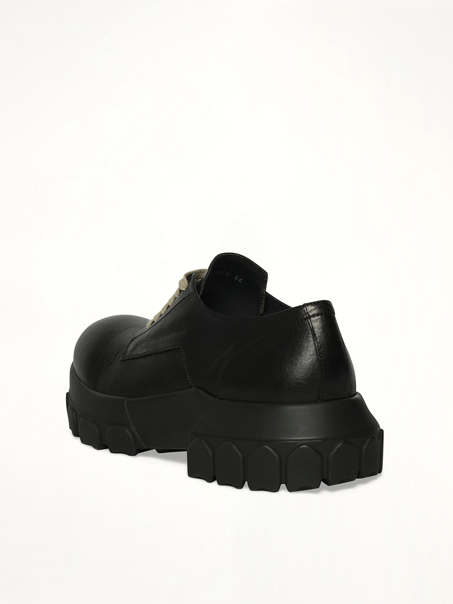 RICK OWENS Laceup Bozo Tractor (Black)
