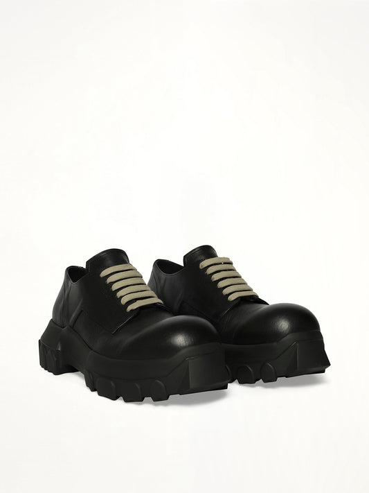 RICK OWENS Laceup Bozo Tractor (Black)