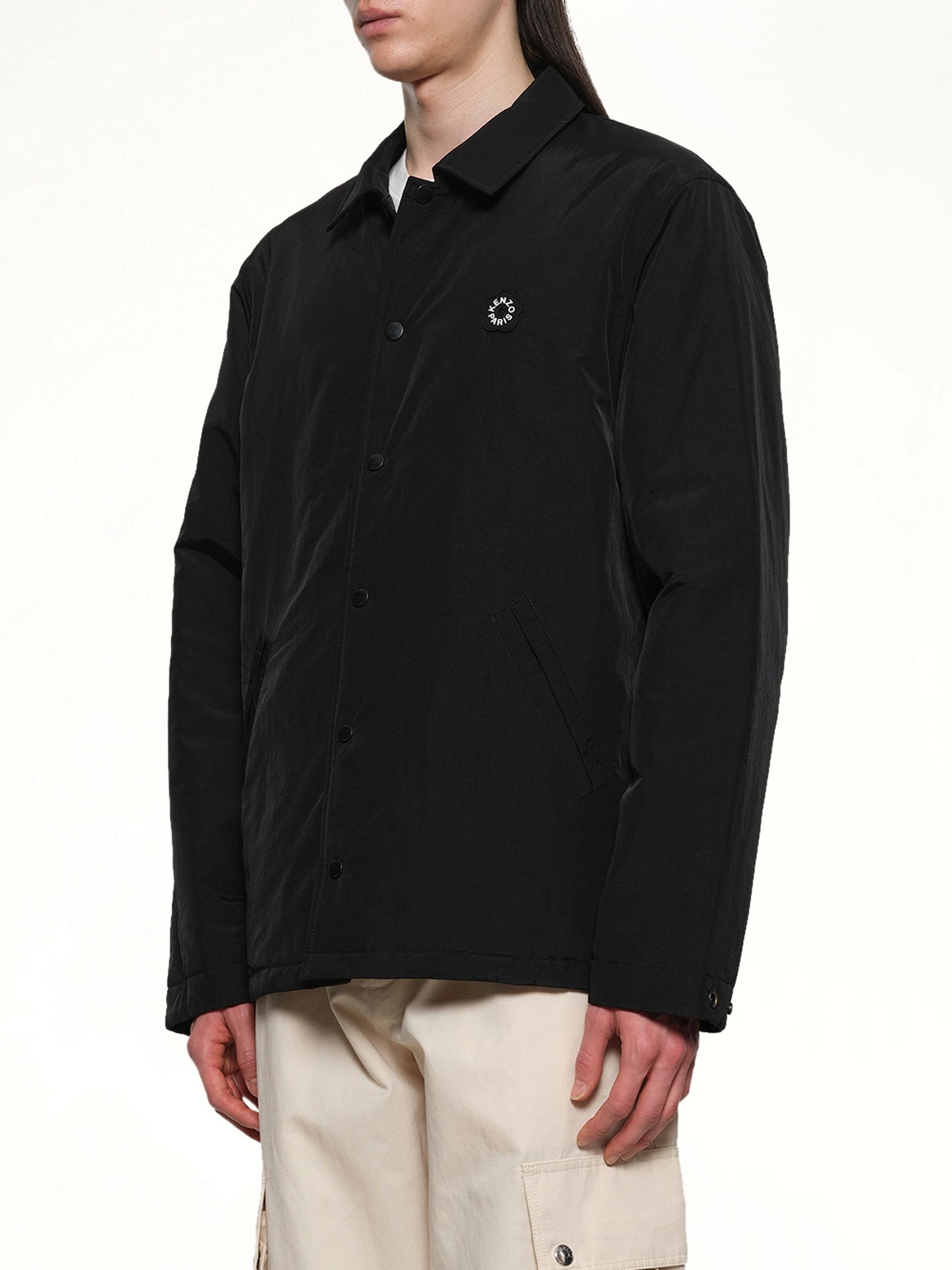 KENZO Boke Flower 2.0 Reversible Heavy Coach Jacket (Black)
