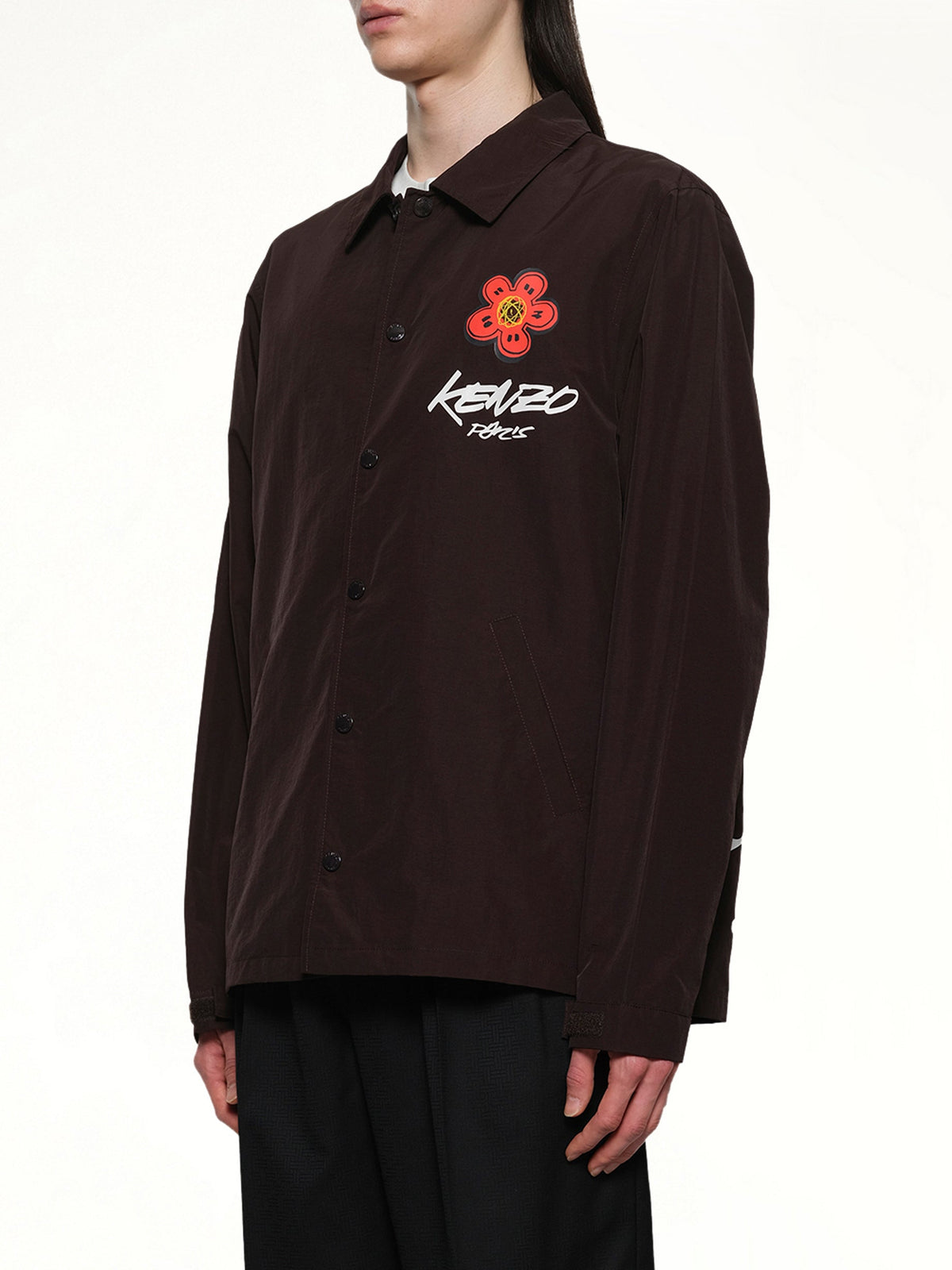 Kenzo Futura Light Coach Jacket (Chocolate)