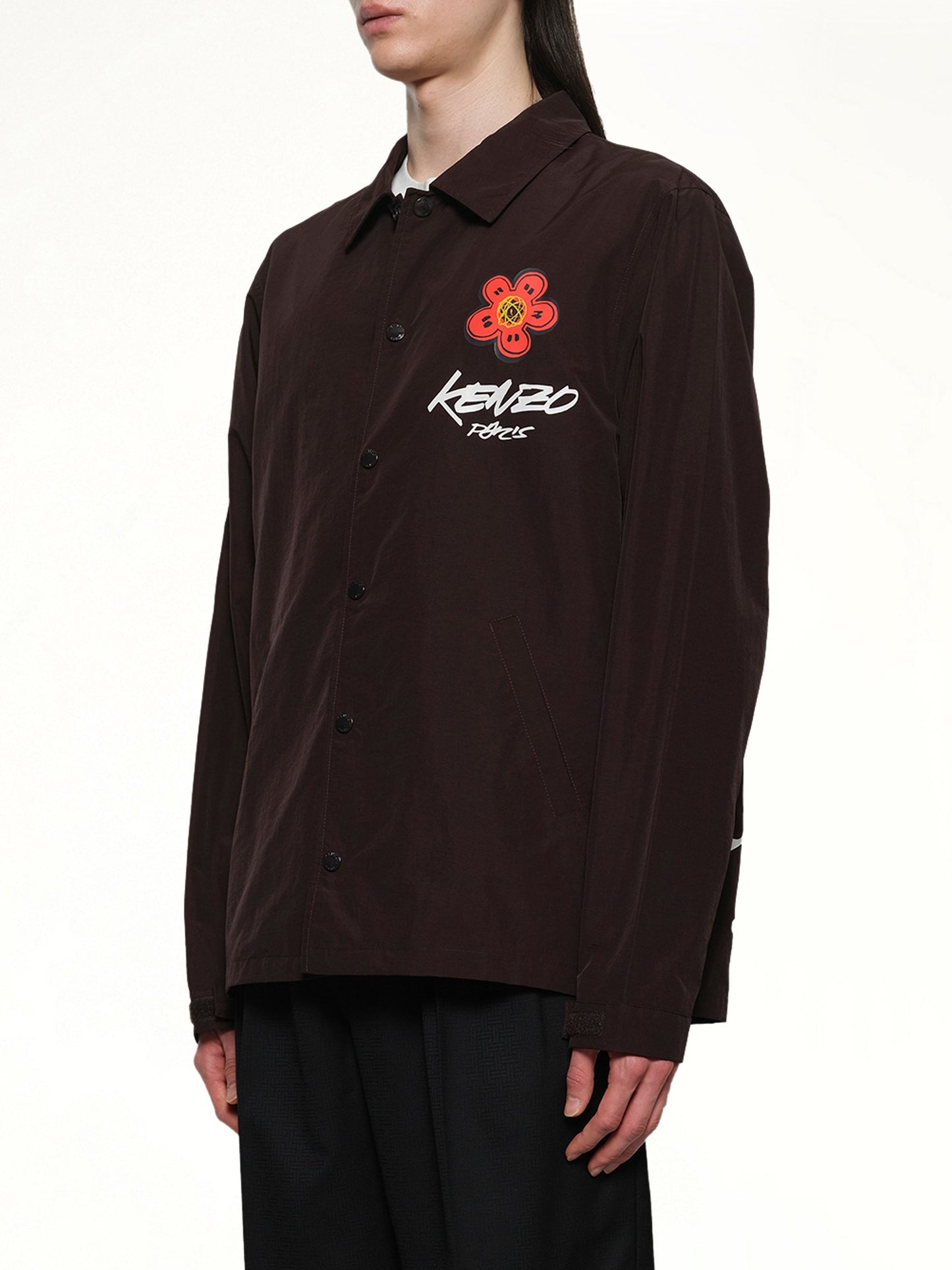 Kenzo Futura Light Coach Jacket (Chocolate)