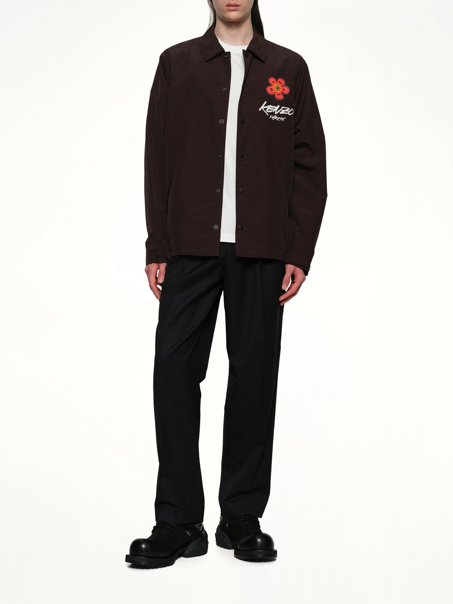 Kenzo Futura Light Coach Jacket (Chocolate)
