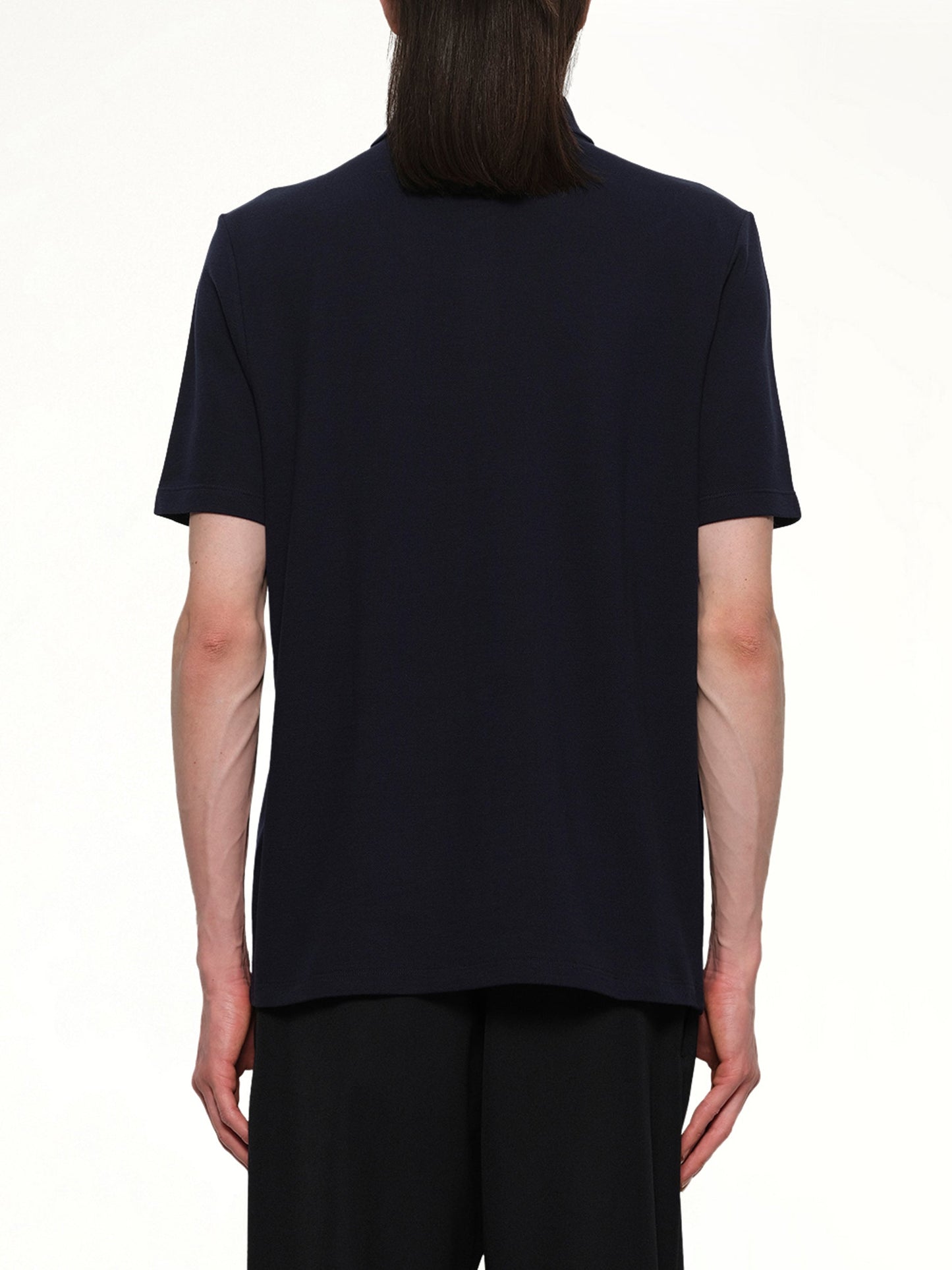 Balmain Emblem Polo (Navy)