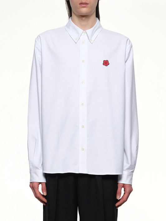 Image of Shirts. Productname: Kenzo Boke Flower Casual Shirt in White colour by brand - KENZO