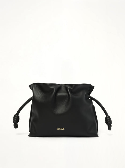 Image of Bags. Product name - Flamenco Clutch Mini in Black colour by brand - LOEWE