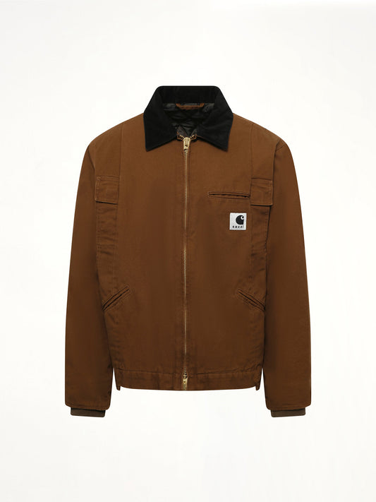 SACAI Carhartt WIP Duck Jacket (Dark Beige)