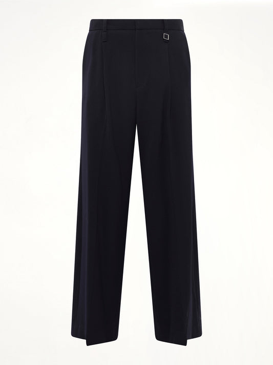 WOOYOUNGMI Wide Slacks (Navy)