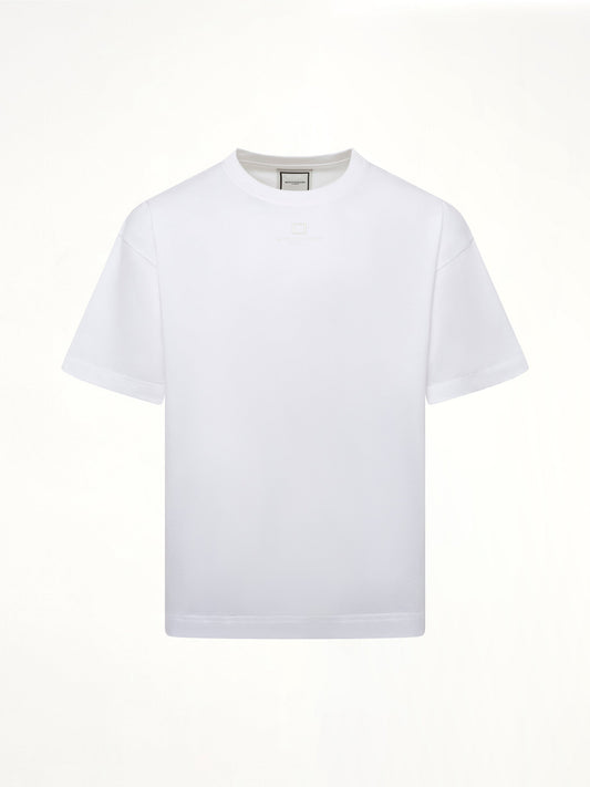 WOOYOUNGMI Square Embroidery T-Shirt (White)