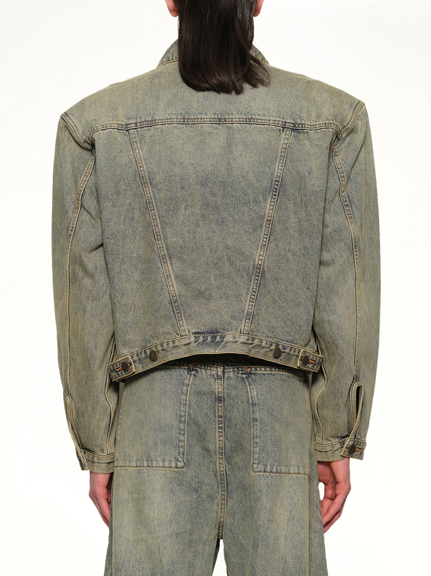 ENTIRE STUDIOS Shrunken Denim Jacket (Surfacewave)