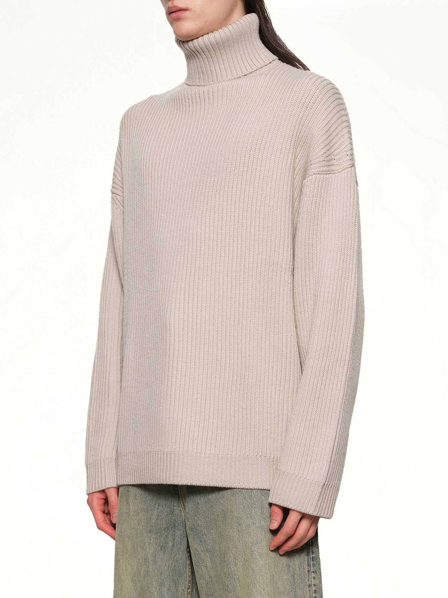 ENTIRE STUDIOS Chunky Turtleneck (Beige)
