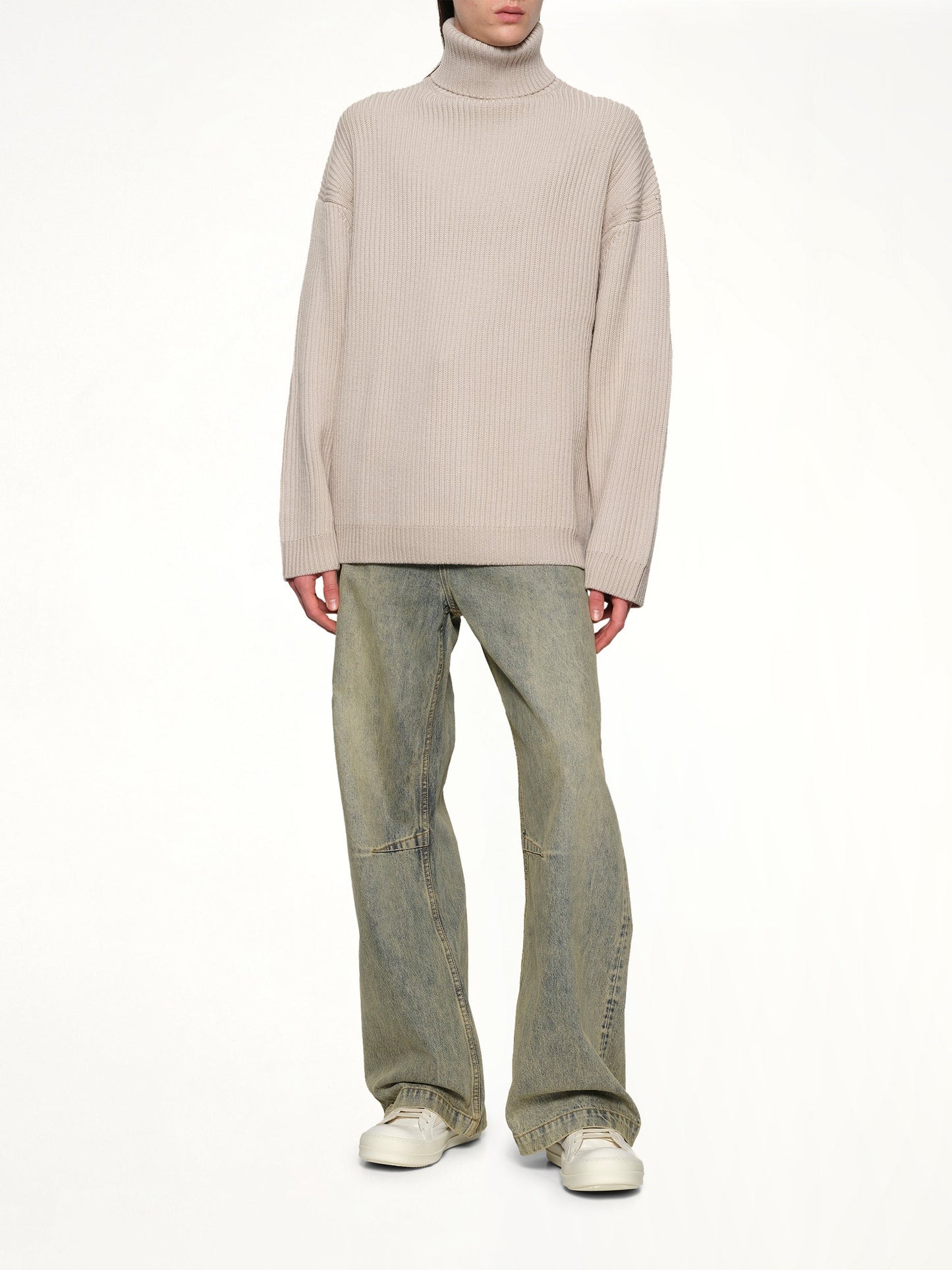 ENTIRE STUDIOS Chunky Turtleneck (Beige)
