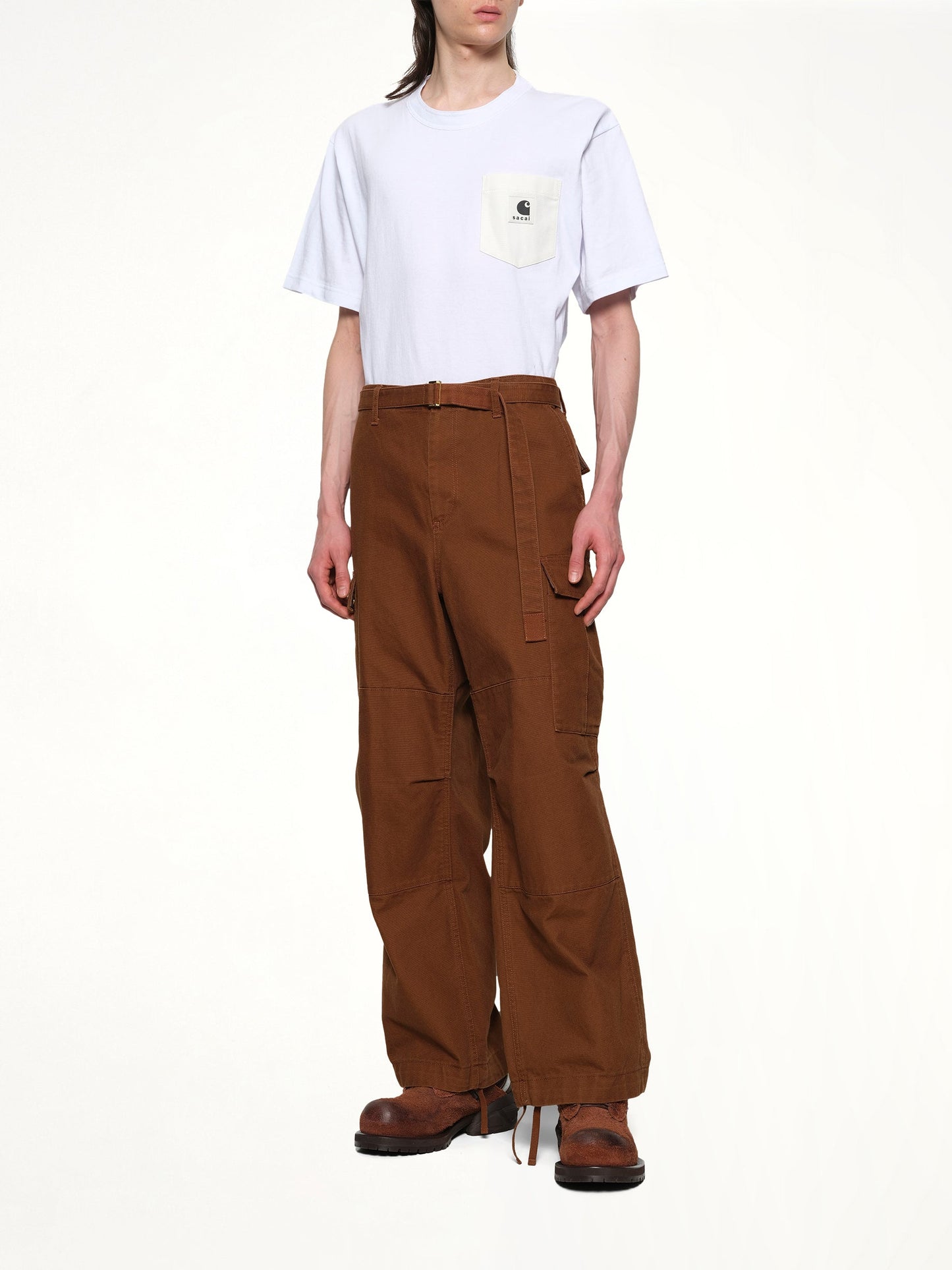 SACAI Carhartt WIP Duck Pants (Dark Beige)
