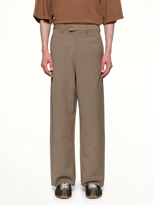 Image of a model wearing Pants. Productname: ENTIRE STUDIOS Lounge Curve Pants in HILLS colour by brand - ENTIRE STUDIOS