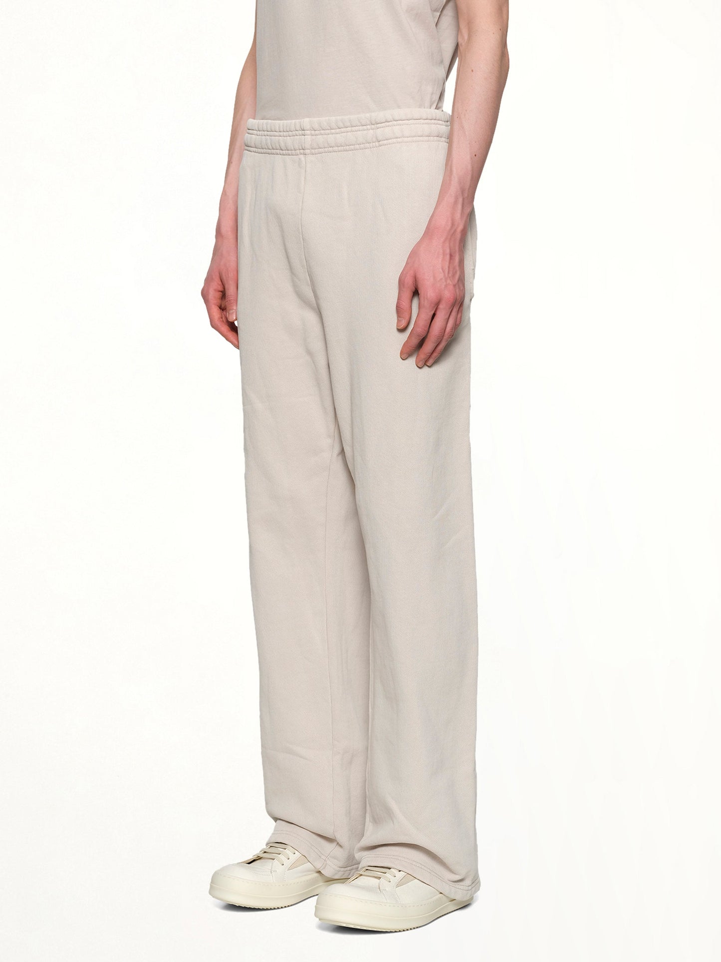 ENTIRE STUDIOS Straight Leg Sweatpants (White)