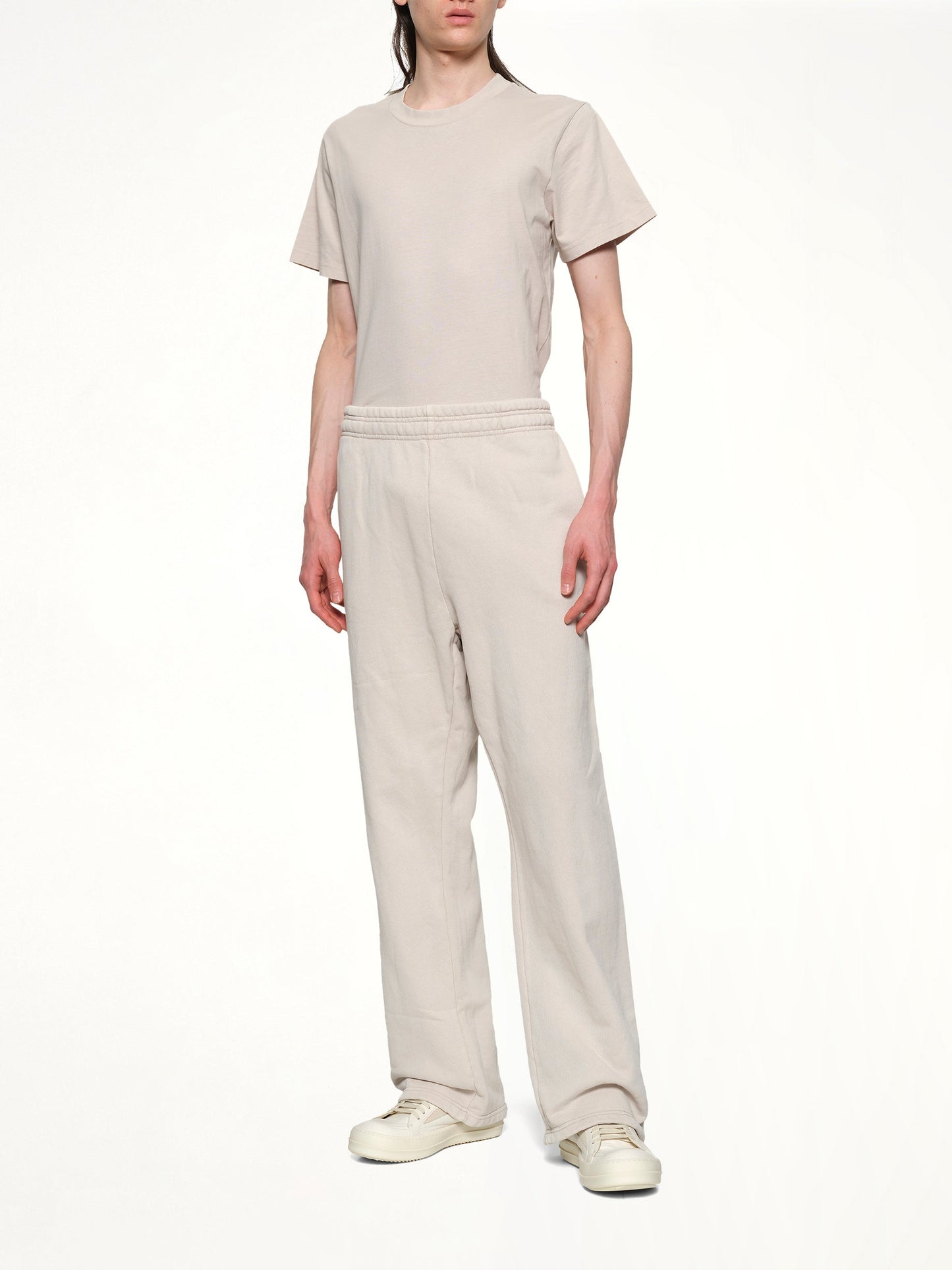 ENTIRE STUDIOS Straight Leg Sweatpants (White)