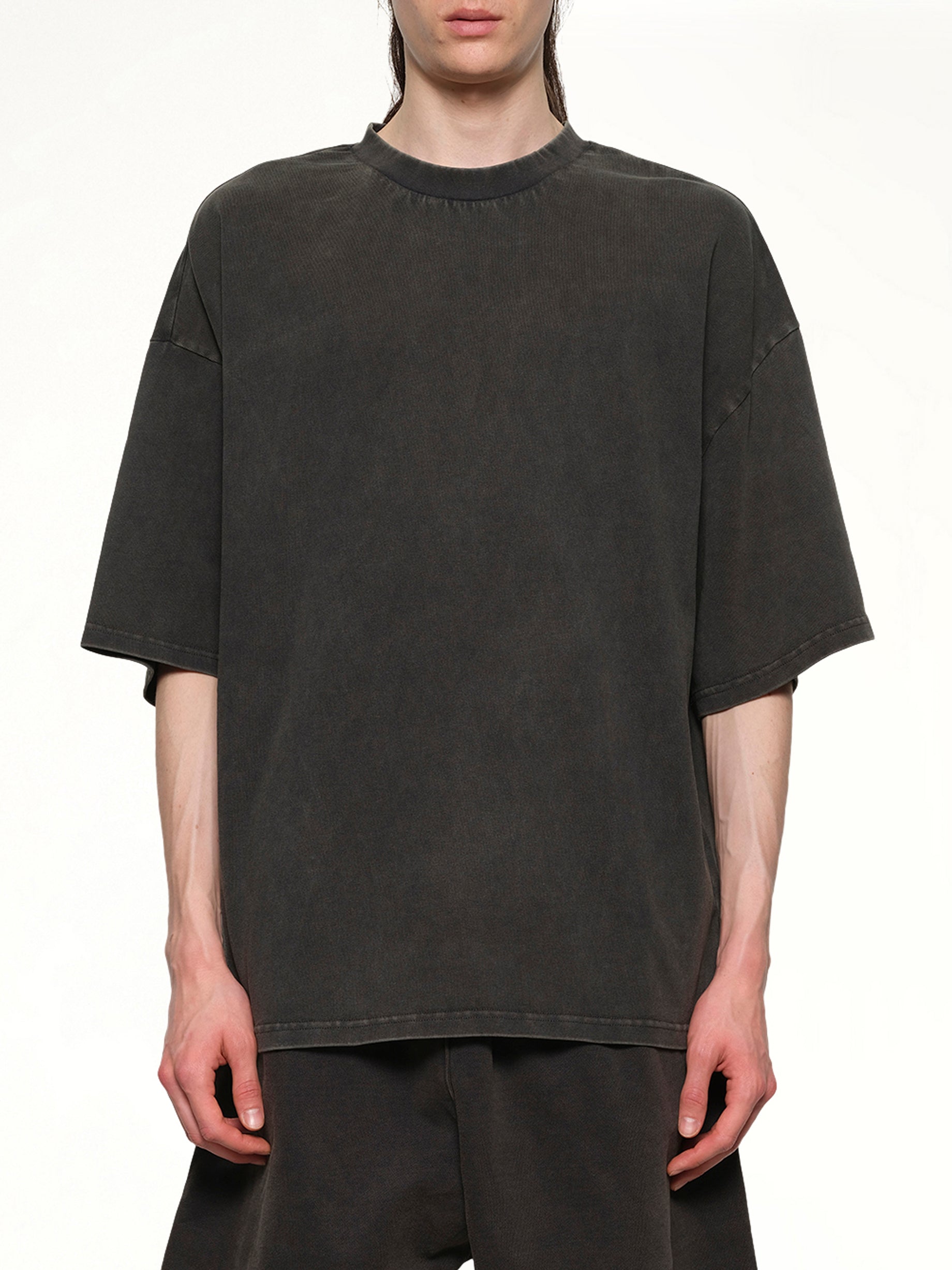 Image of T-Shirts. Product name - Heavy Boxy T-Shirt in Black colour by brand - ENTIRE STUDIOS
