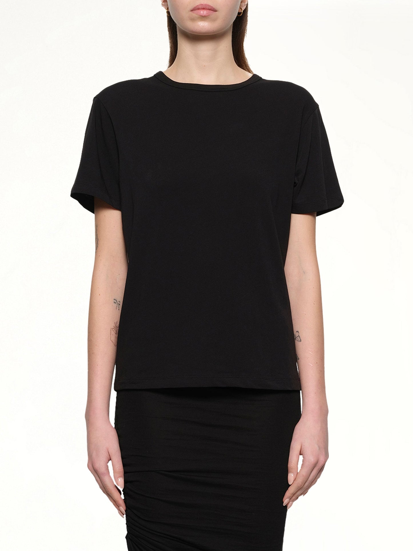 Image of T-Shirts. Product name - Mini T-Shirt in Black colour by brand - ENTIRE STUDIOS
