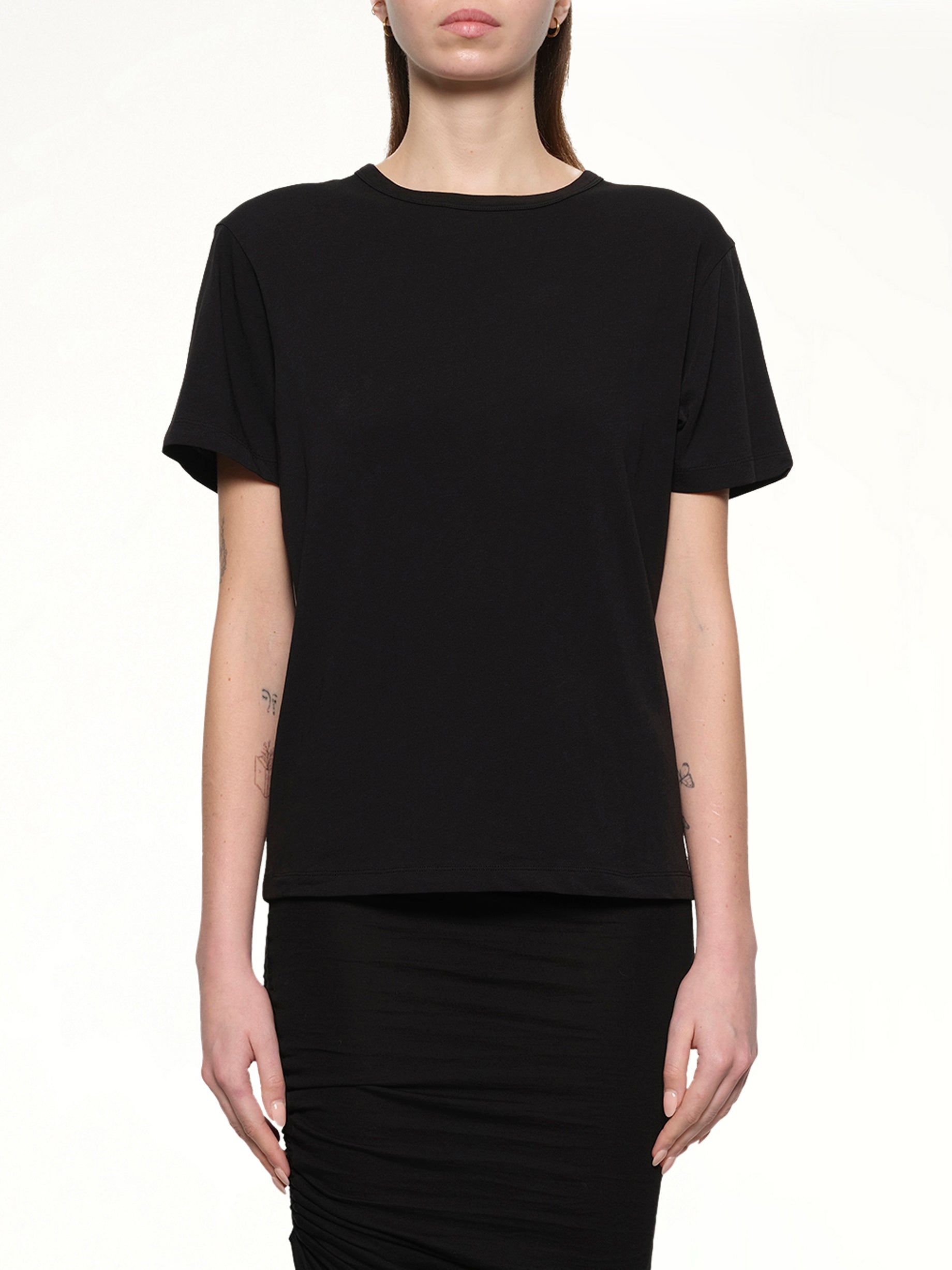 Image of T-Shirts. Product name - Mini T-Shirt in Black colour by brand - ENTIRE STUDIOS