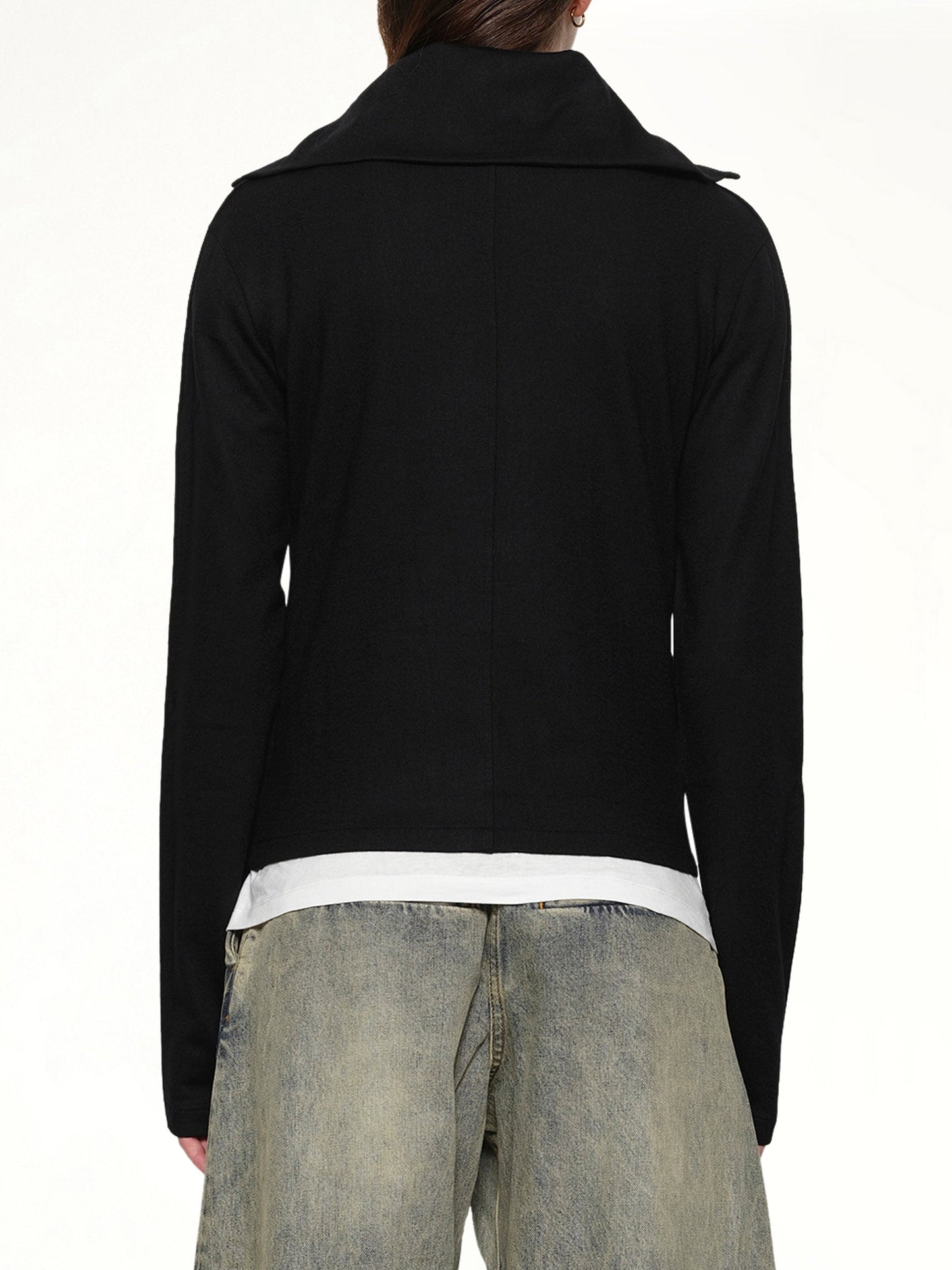 ENTIRE STUDIOS Apex Wool Top (Black)