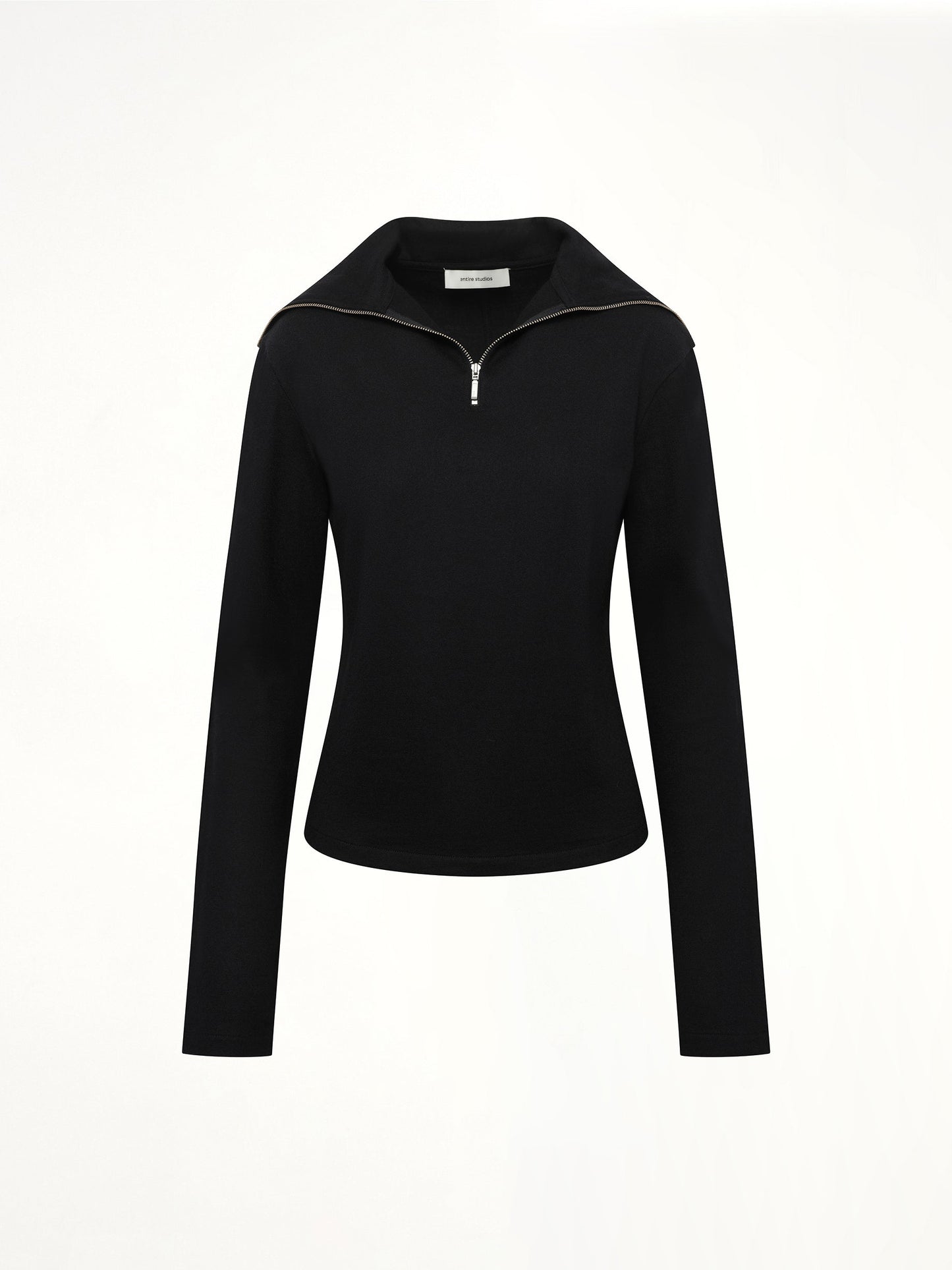 ENTIRE STUDIOS Apex Wool Top (Black)
