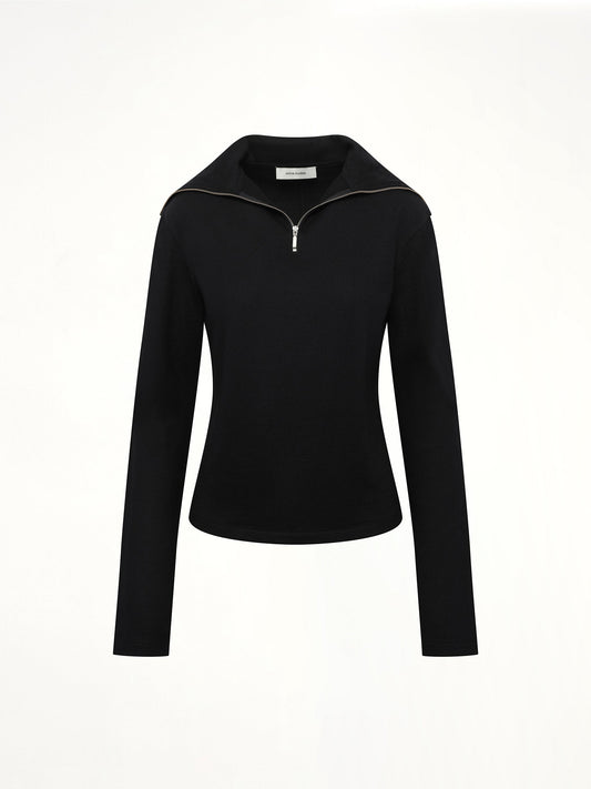 ENTIRE STUDIOS Apex Wool Top (Black)