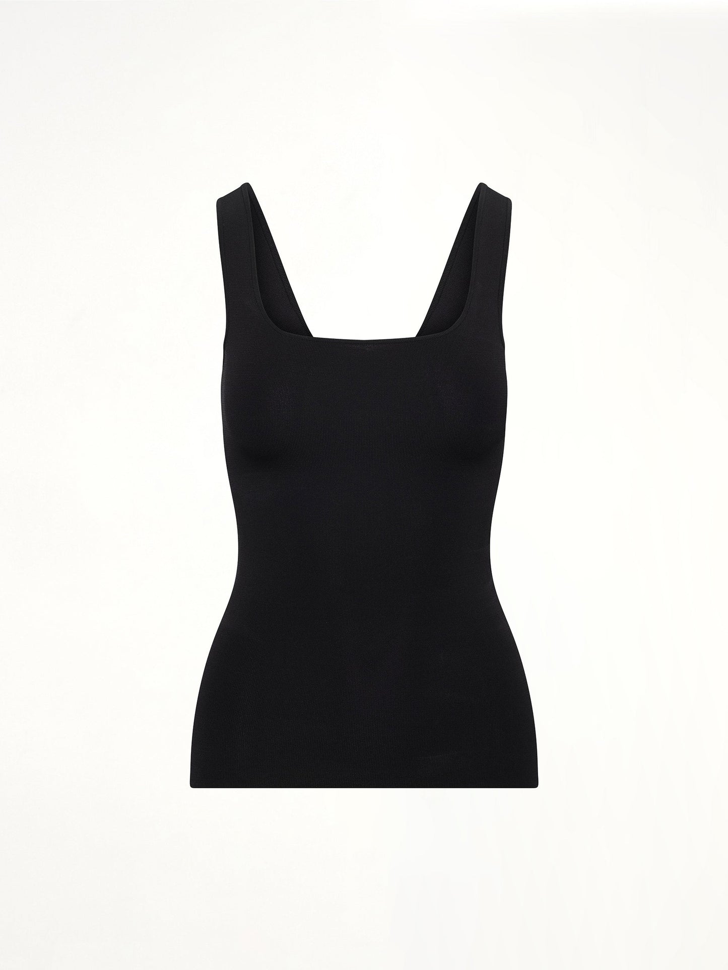 ENTIRE STUDIOS Squared Neck Top (Black)