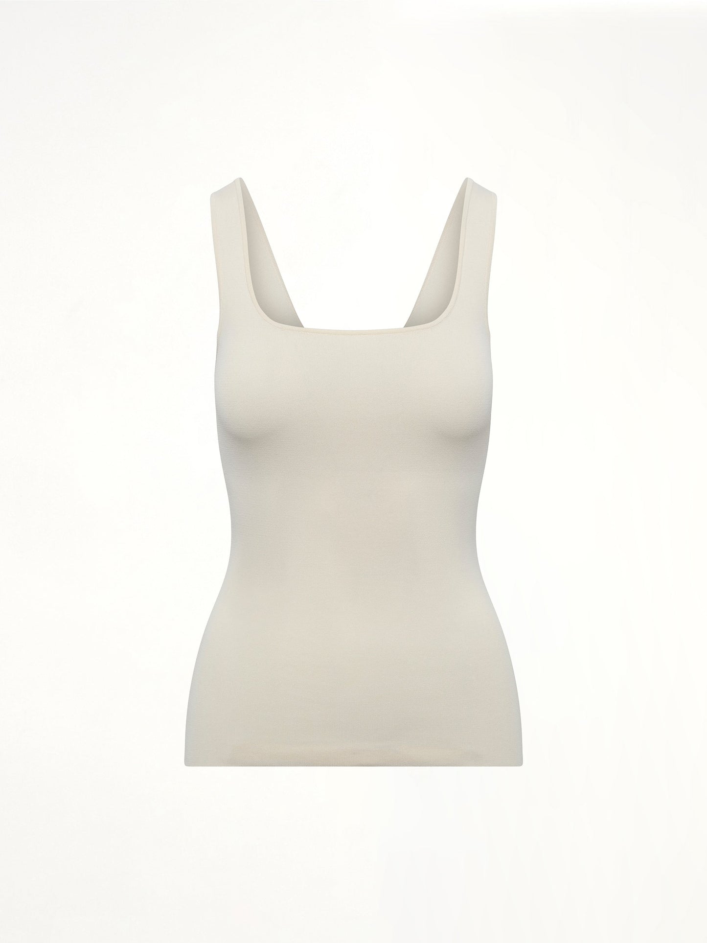 ENTIRE STUDIOS Squared Neck Top (White)