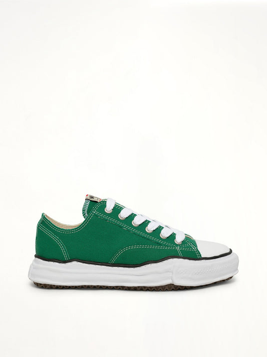 Image of Sneakers. Product name - Peterson OG Sneaker in Green colour by brand - MAISON MIHARA YASUHIRO