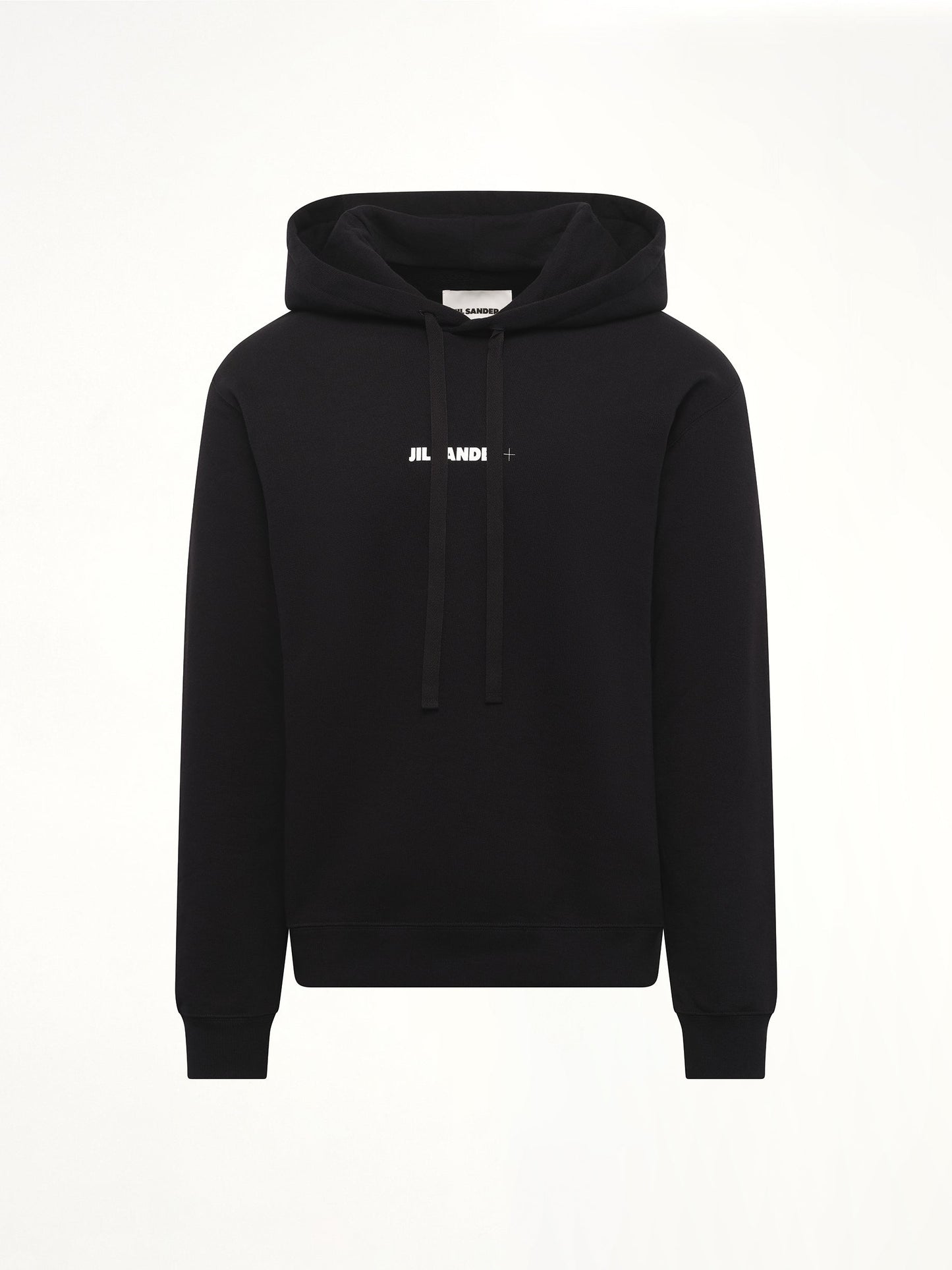 JIL SANDER Plus Compact Terry Hoodie (Black)