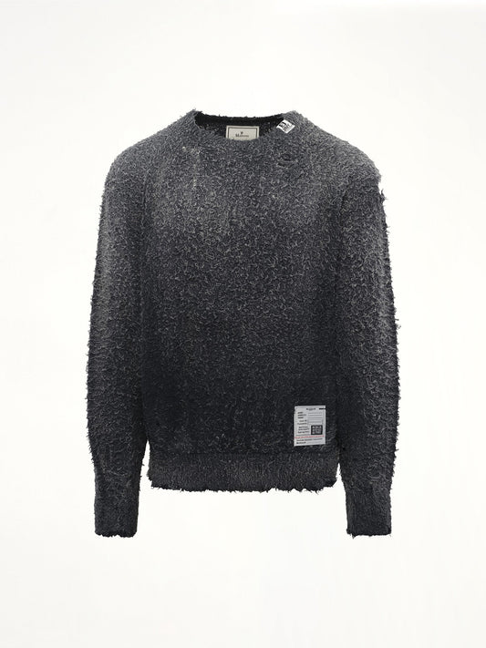 MAISON MIHARA YASUHIRO Sun Faded Knit Pullover (Black)