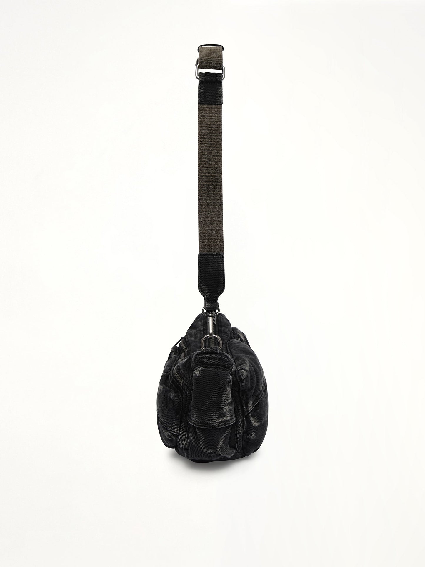 DIESEL MULTI-PKTS Shoulder Bag (Black)