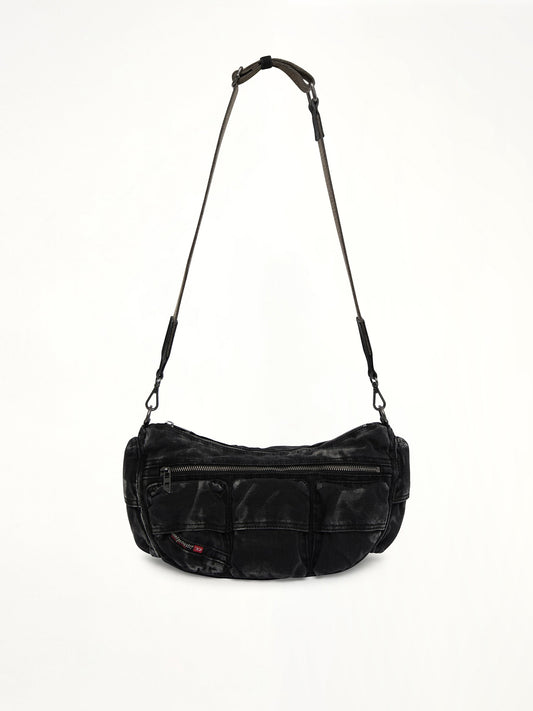 Image of Bags. Productname: DIESEL MULTI-PKTS Shoulder Bag in Black colour by brand - DIESEL