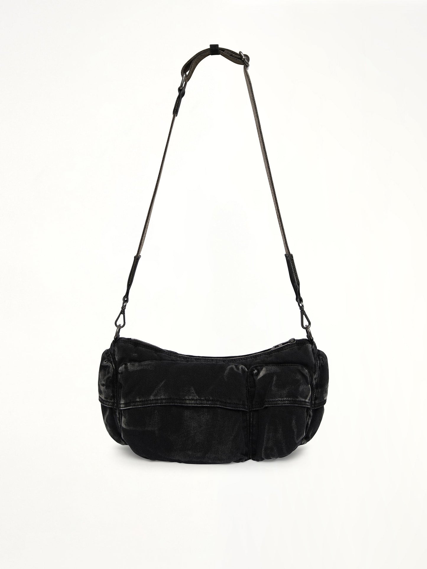 DIESEL MULTI-PKTS Shoulder Bag (Black)