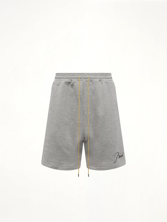 RHUDE Classique Sweatshort (Heather Grey/Black)
