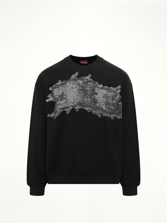 DIESEL S-VALENTIN-JMBV Sweatshirt (Grey)