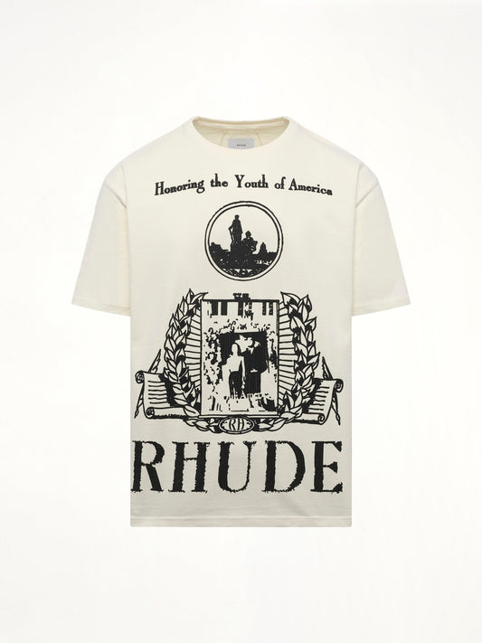 RHUDE Youth of America T-Shirt (Vintage White)