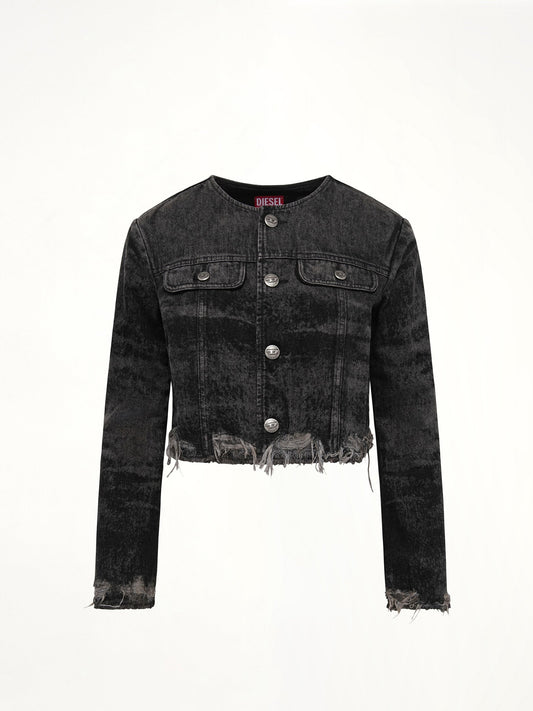 DIESEL DE-GRAFFY-FSH Denim Jacket (Black)
