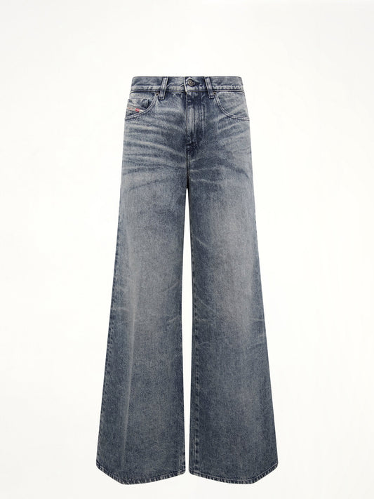 DIESEL 1978 D-AKEMI-FSH Wide Jeans (Blue)