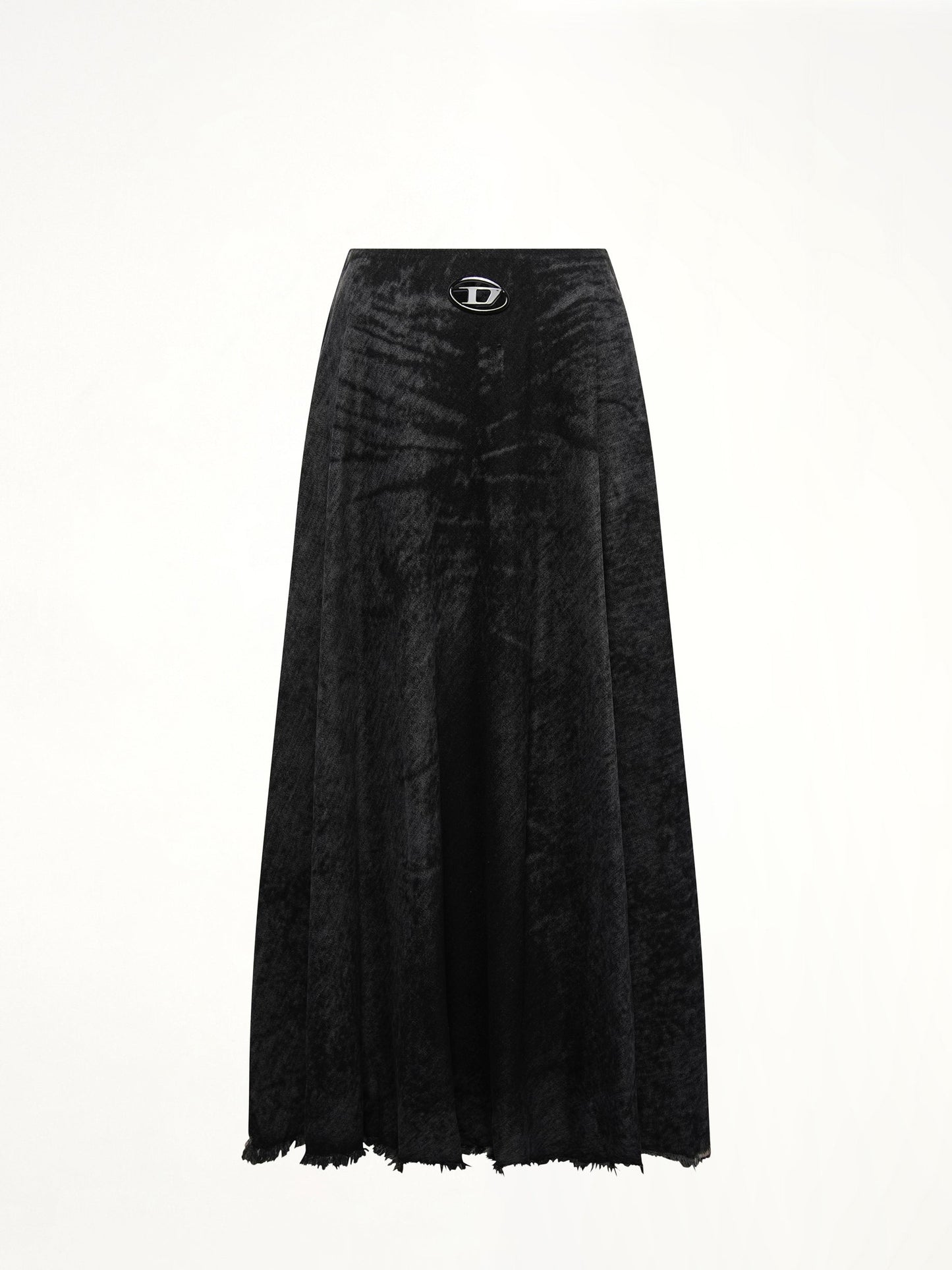 DIESEL DE-HANNIE-FSH Denim Skirt (Black)