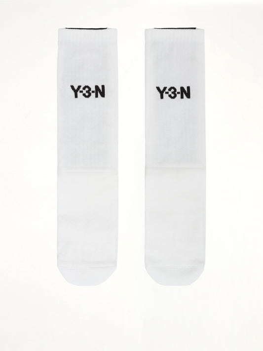 Image of Socks. Product name - Y-3 X NBHD Socks Hi in White colour by brand - Y-3