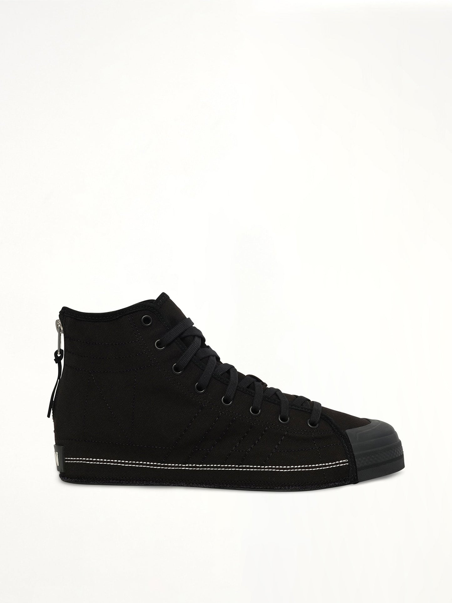 Image of Sneakers. Product name - Y-3 X NBHD Nizza Hi Sneaker in Black colour by brand - Y-3