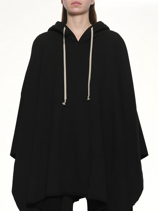 Image of Others. Productname: RICK OWENS DRKSHDW Poncho in Black colour by brand - RICK OWENS DRKSHDW