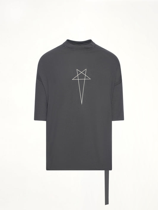 RICK OWENS DRKSHDW Penta Tommy T-Shirt (Black/Pearl)