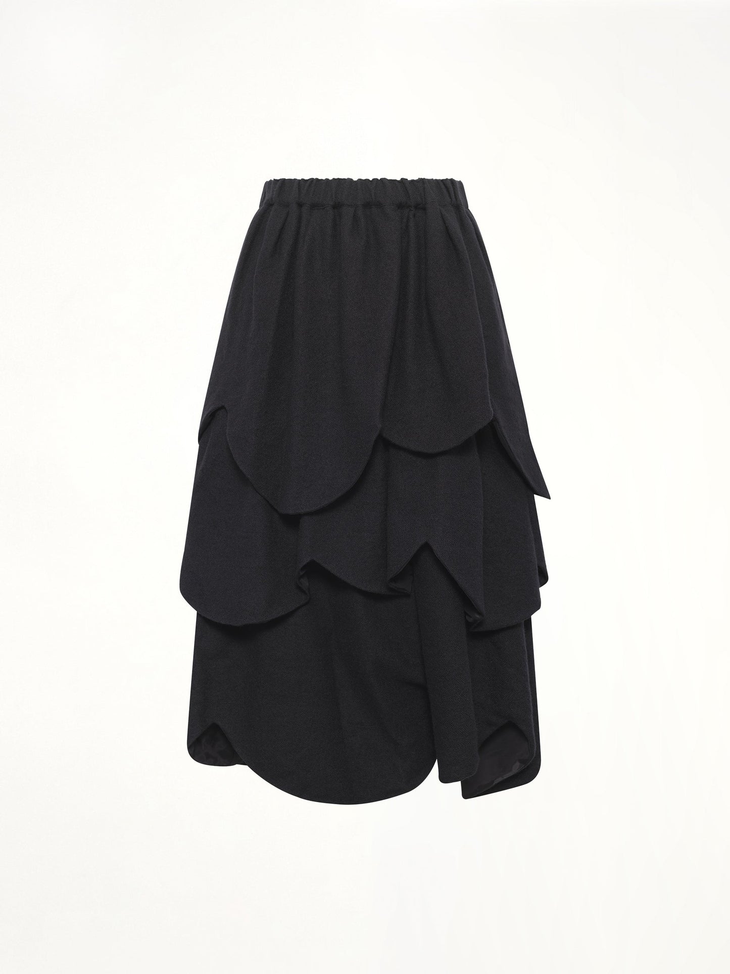 NOIR KEI NINOMIYA Gathered Skirt (Black)