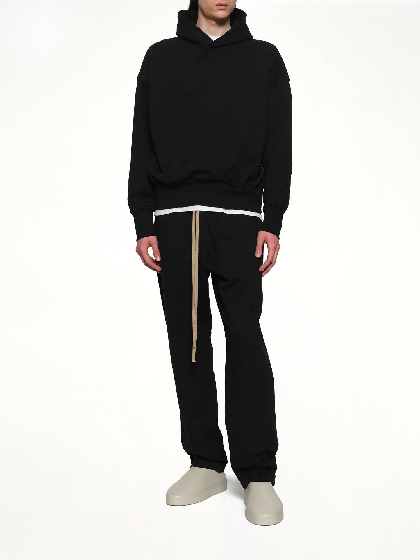 FEAR OF GOD Logo Hoodie (Black)