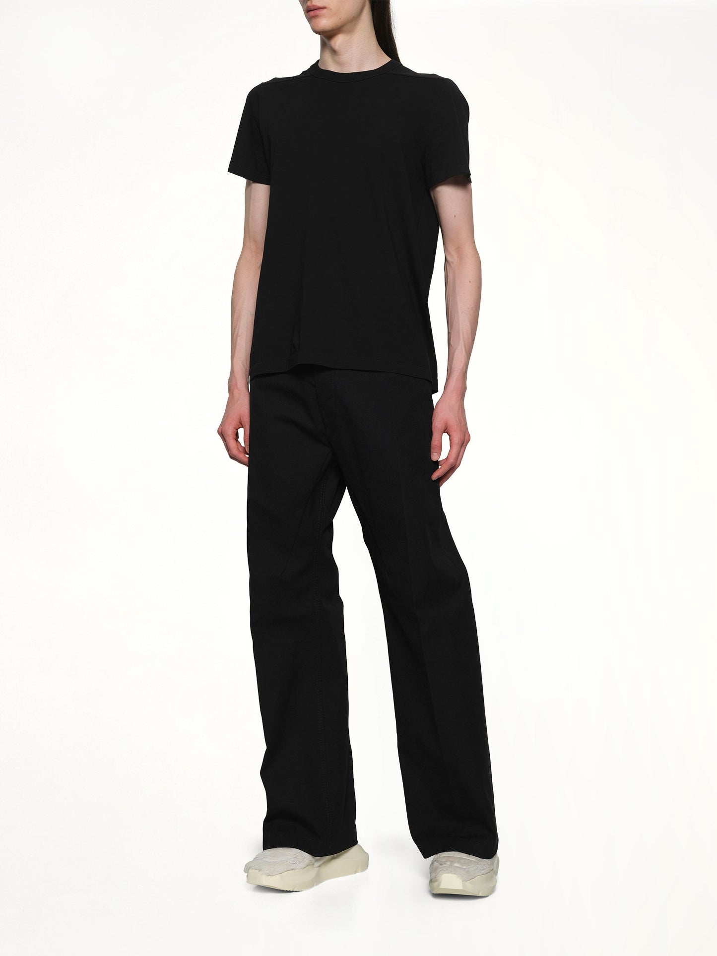 RICK OWENS Cotton Whipcord Geth Jeans (Black)
