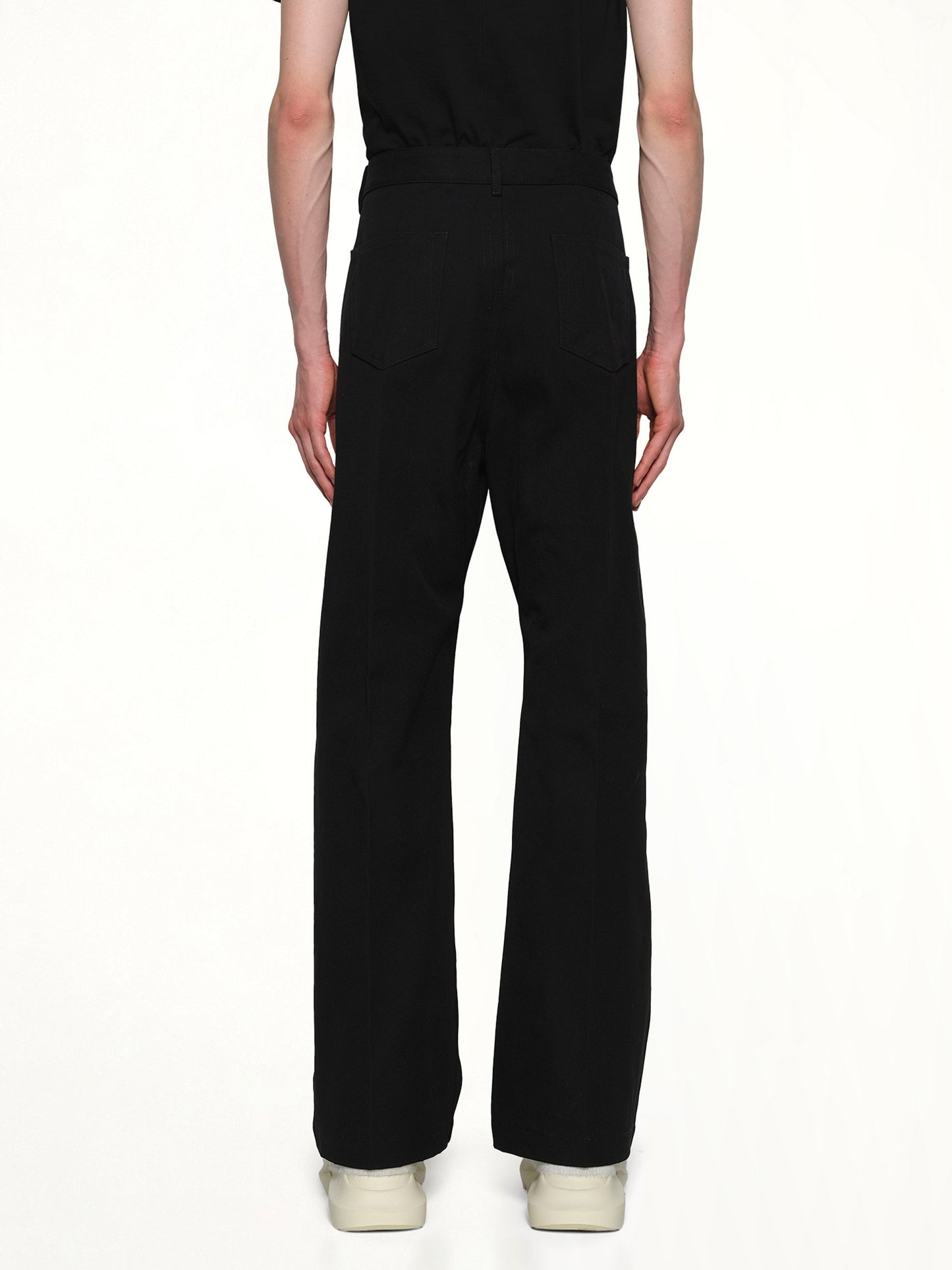 RICK OWENS Cotton Whipcord Geth Jeans (Black)