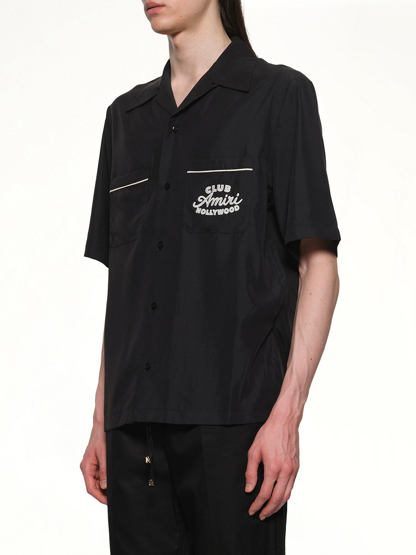 AMIRI Club Amiri Camp Shirt (Black)